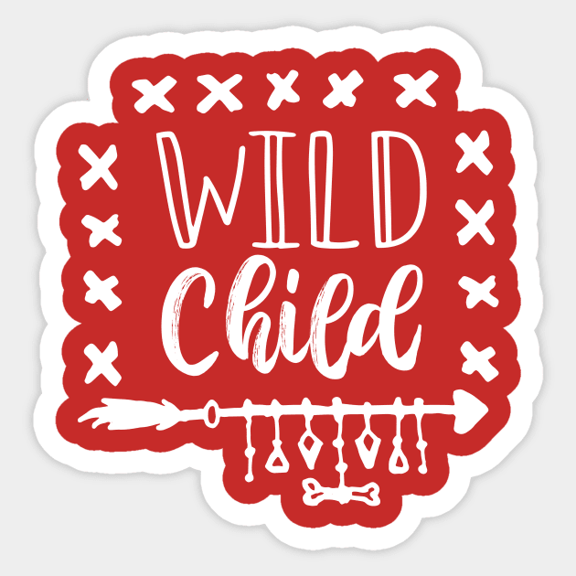 Wild Child Sticker by maliGnom